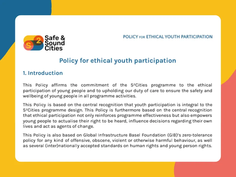 Policy for Ethical Youth Participation