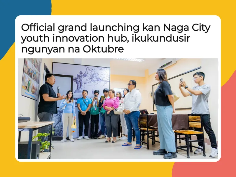 Naga Youth Hub Official Launch Announcement (Bikol)