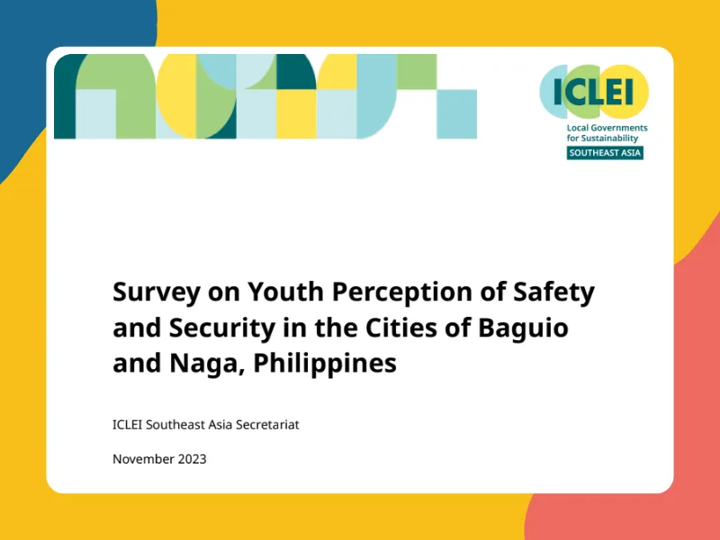 Survey on Youth Perception of Safety and Security in the Cities of Baguio and Naga, Philippines