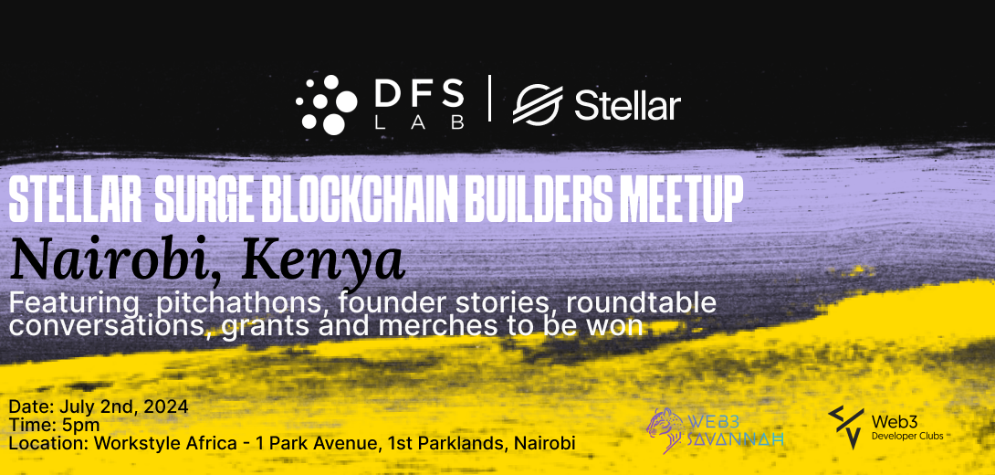 Stellar Surge 2024 Developer Roadshow Nairobi