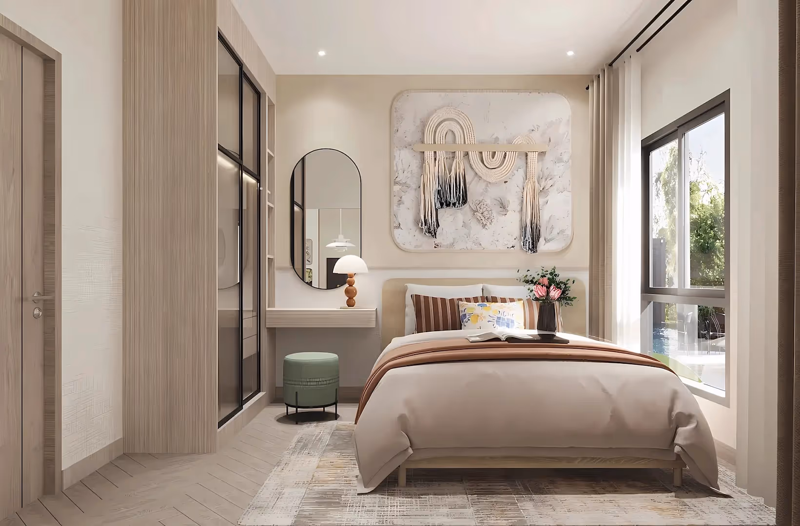 1 Спальня 31-51 м2