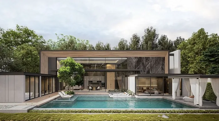 Вилла 3 спальни тип L 561 м² — Poetry Villas, Банг Тао — фото 1