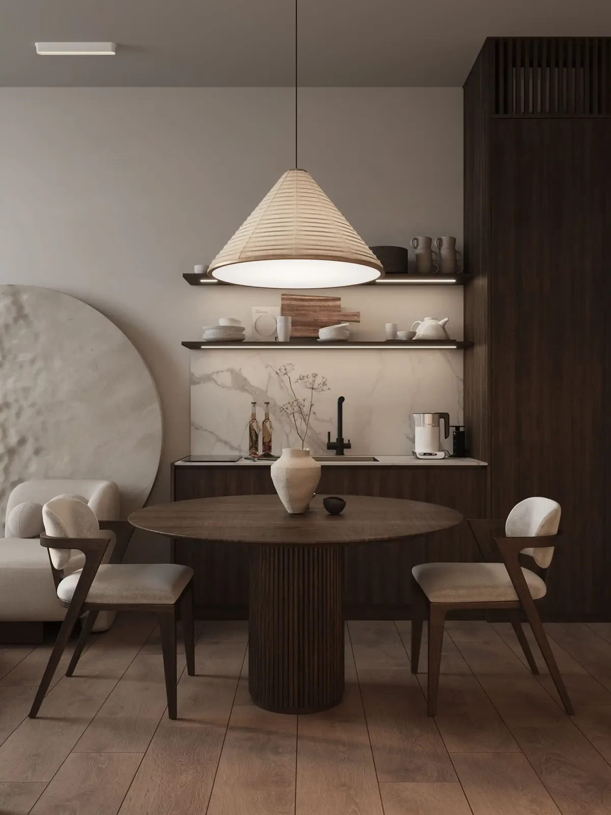 Dining table for four by the kitchen — Sunny Moon Phuket, Nai Harn
