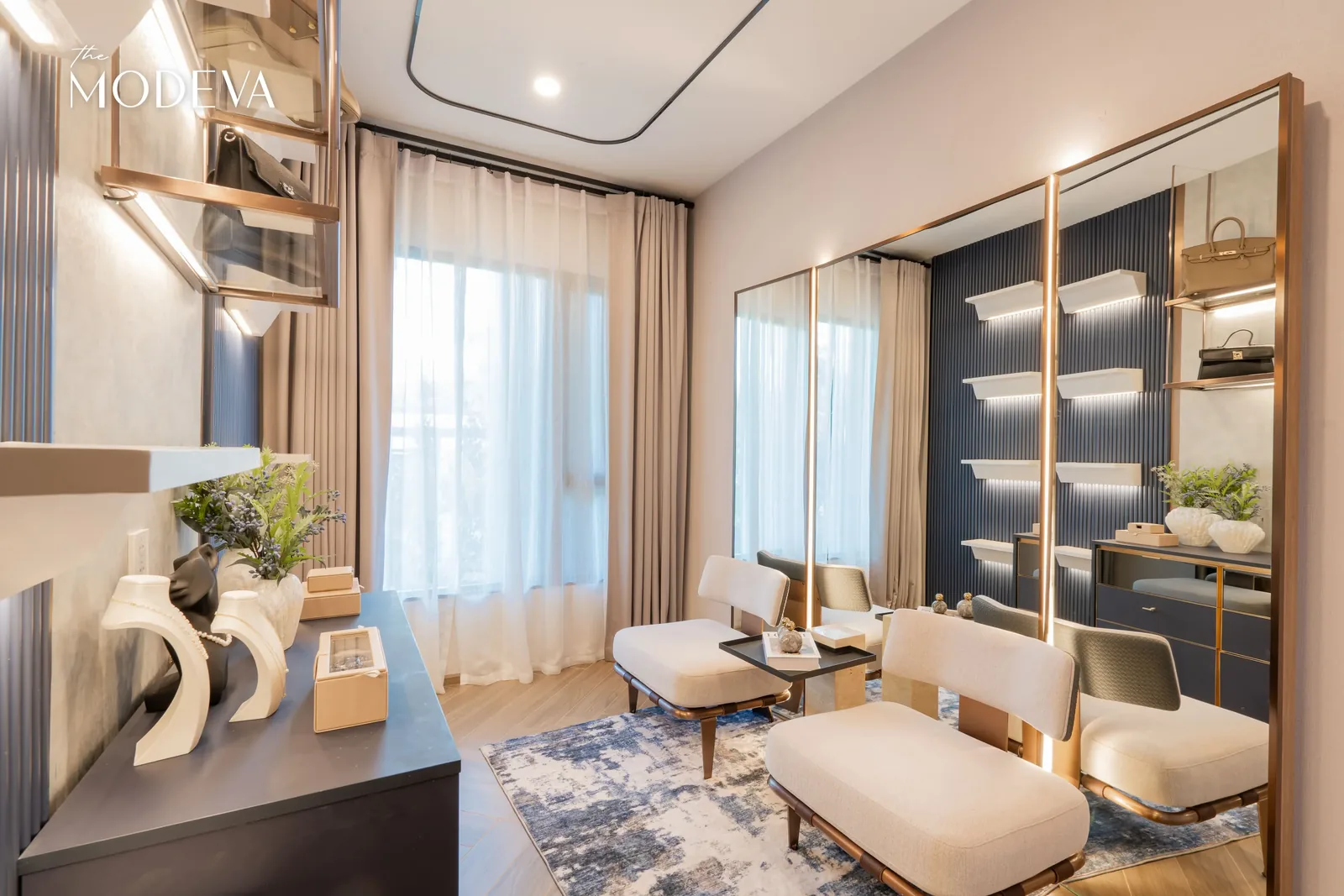 Living room with armchairs and a work corner — The Title Modeva, Bang Tao