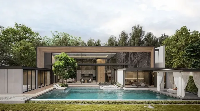 Вилла 3 спальни тип L 557 м² — Poetry Villas