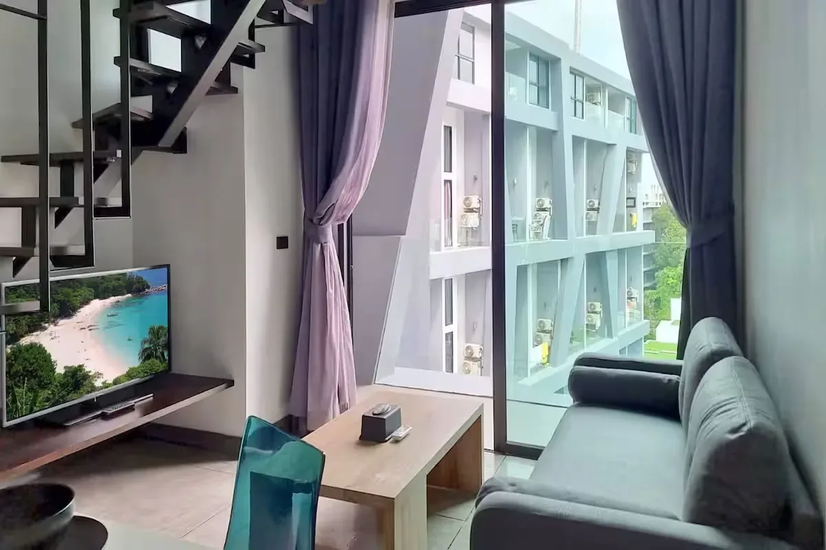 Дуплекс 1 спальня 50 м² с видом на бассейн — Pool View Duplex