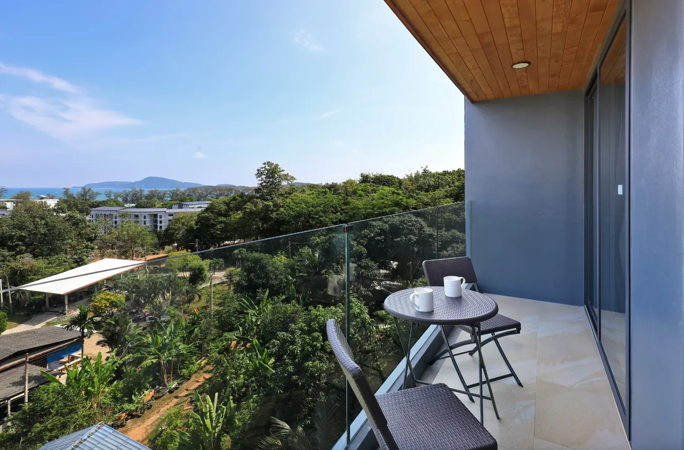 Calypso Garden 402, Раваи — балкон и панорама зелени