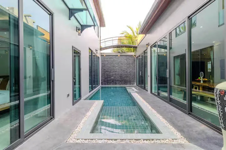 Villa N8, Раваи — бассейн во внутреннем дворе