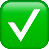 Apple check mark