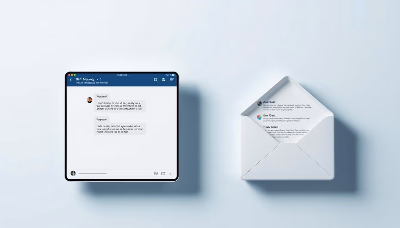 instant messaging vs email comparison