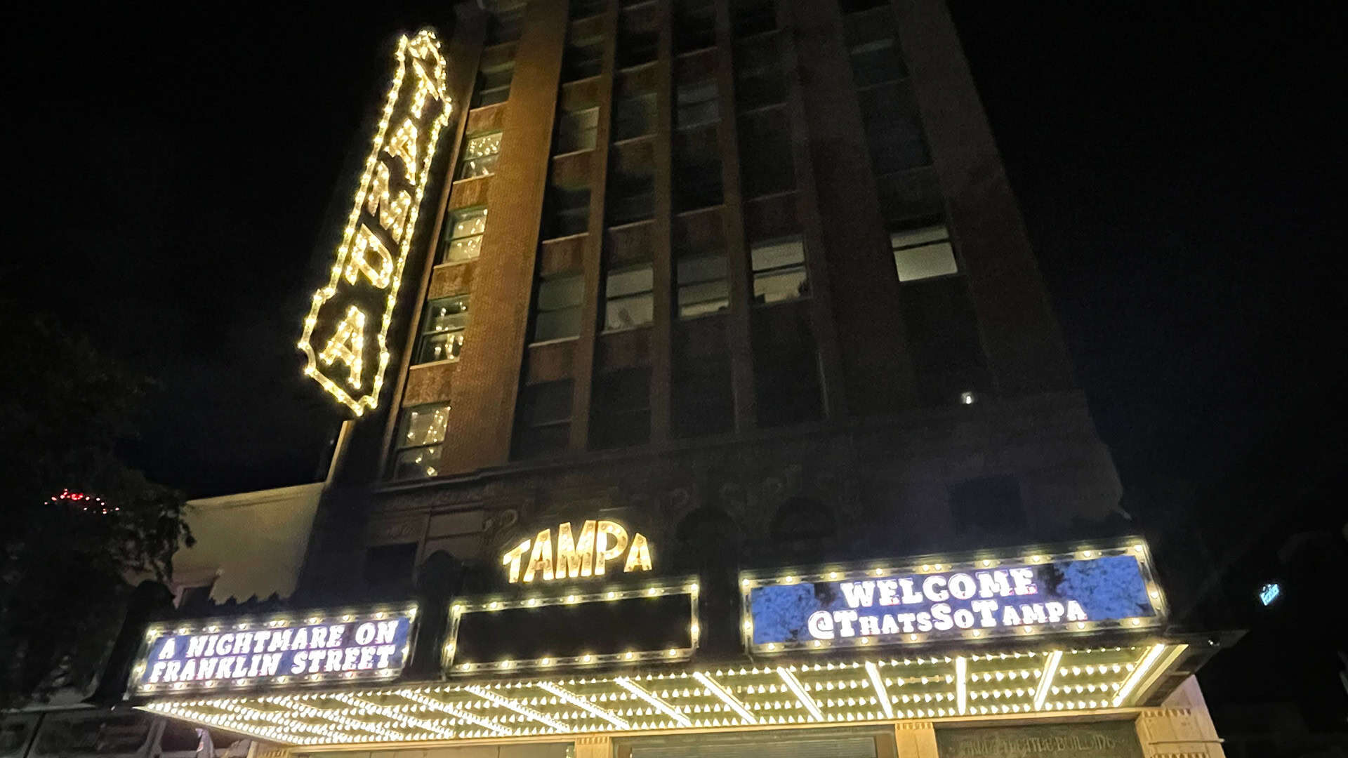 Nightmare on Franklin Street – Ghosts of Tampa Theatre Tour