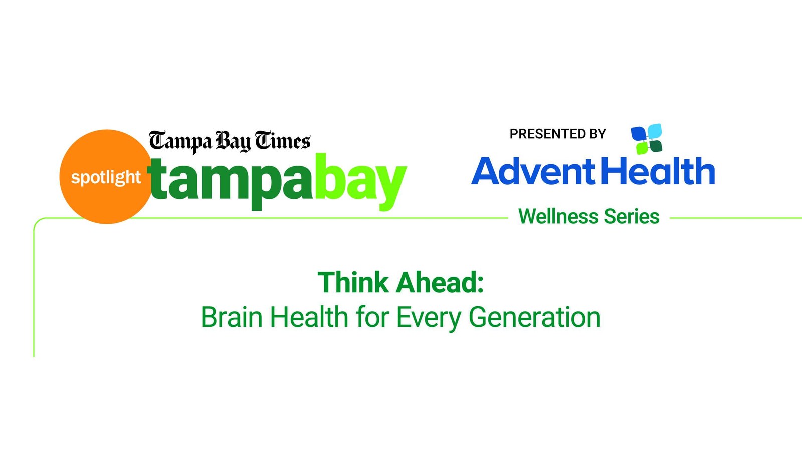 Think Ahead: Brain Health for Every Generation