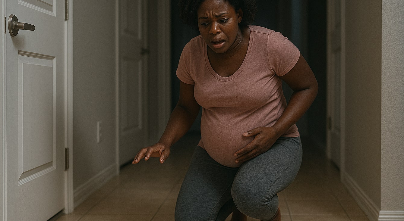 pregnant woman seeing a scorpion 