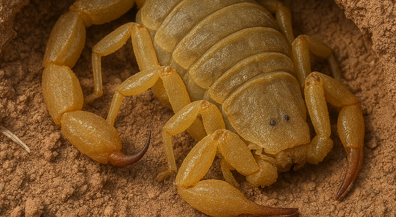 scorpion in diapause (hybernation)