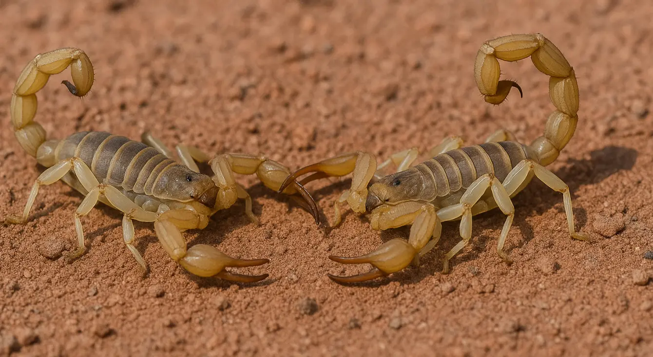 a pair of scorpions