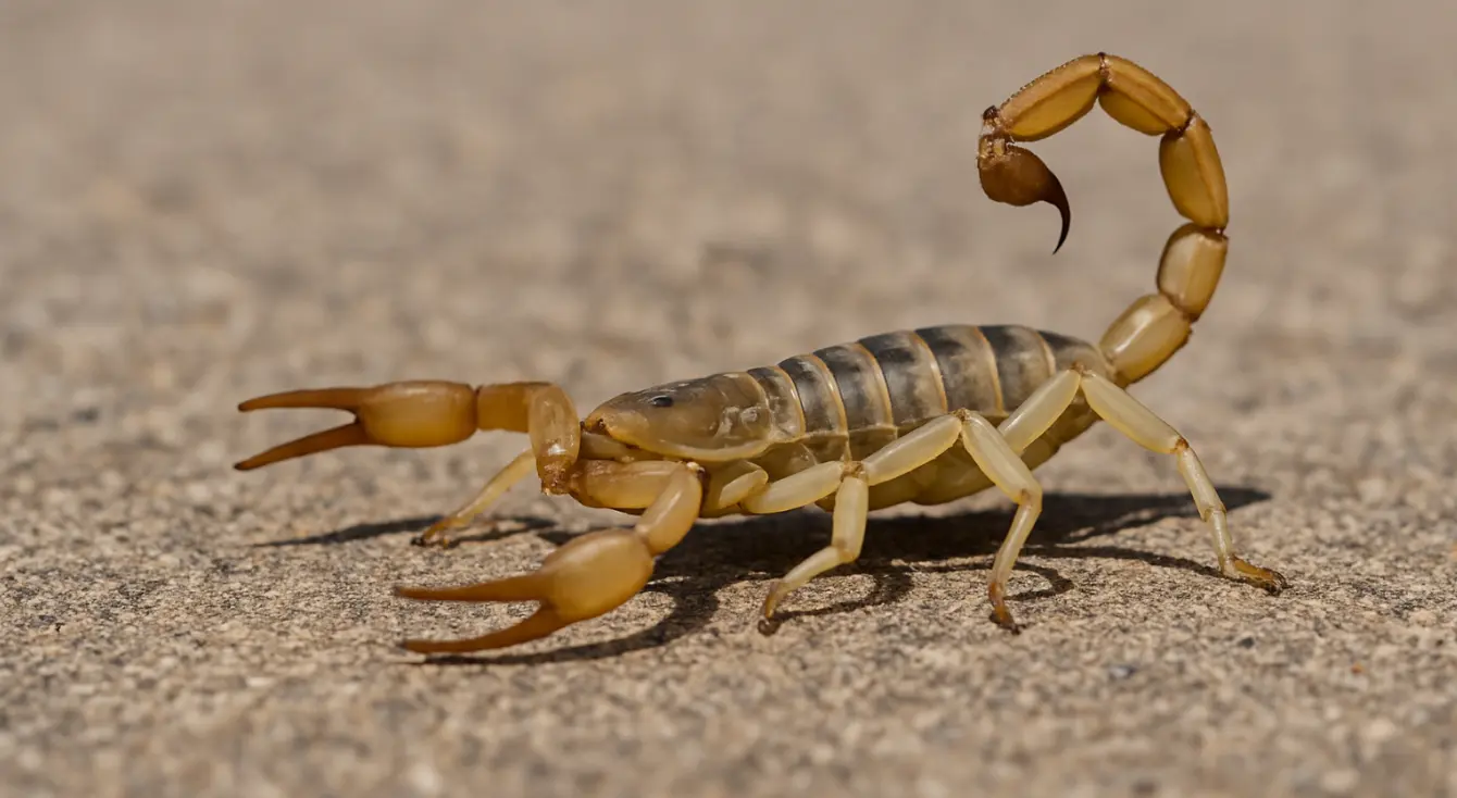 scorpion running