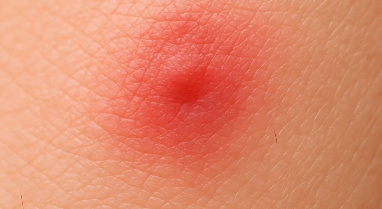 scorpion sting on skin