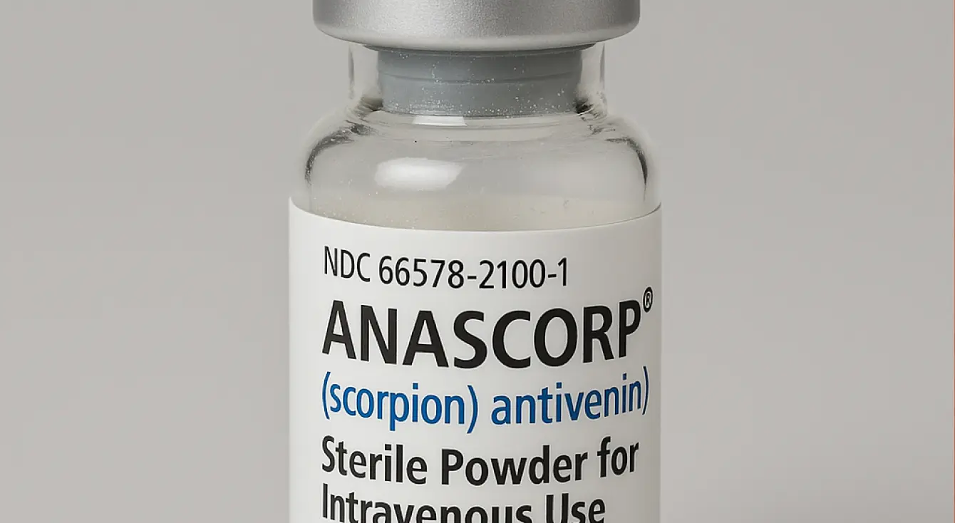 a bottle of scorpion venom