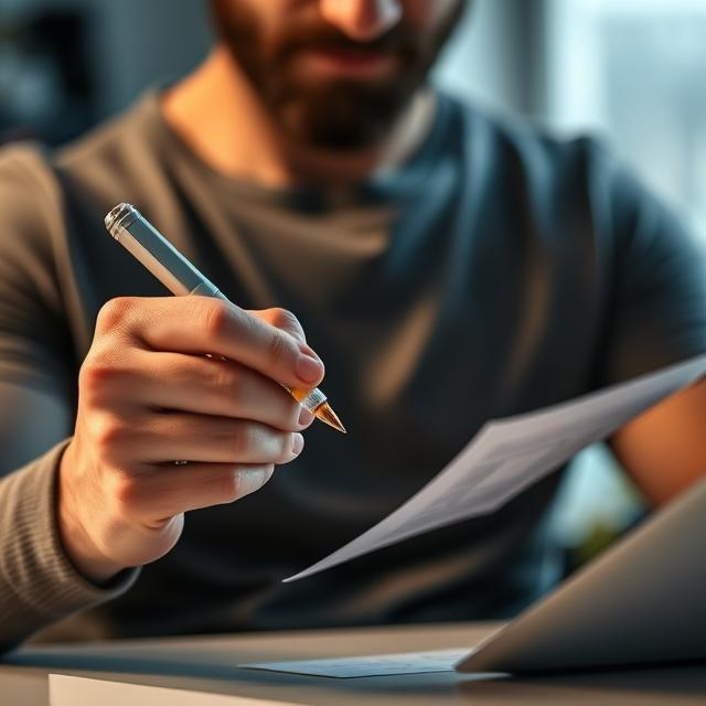 Person reviewing testosterone and DHEA markers
