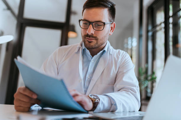 Functional medicine specialist reviewing lab results for men’s health optimization
