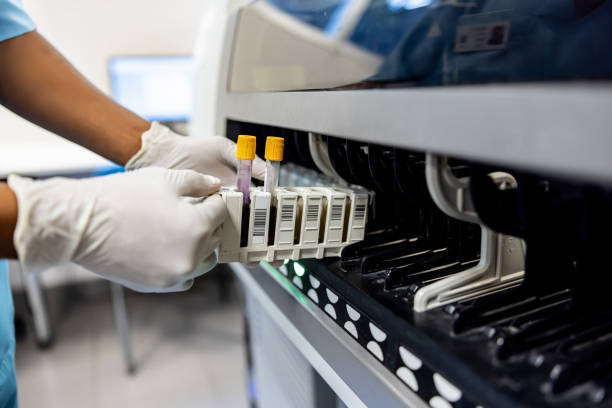 Longevity lab testing equipment used to measure age optimization blood markers