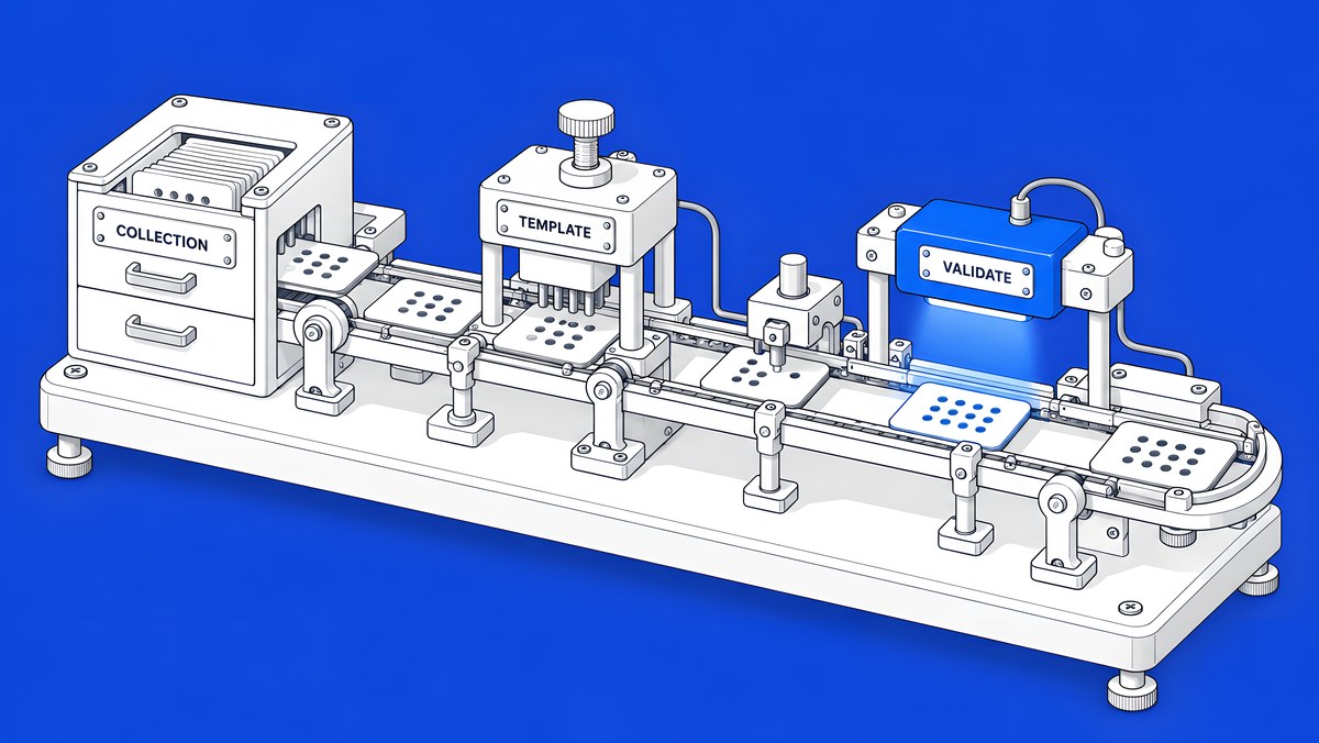 Isometric illustration for: How Do You Add Schema Markup to Webflow CMS Templates?