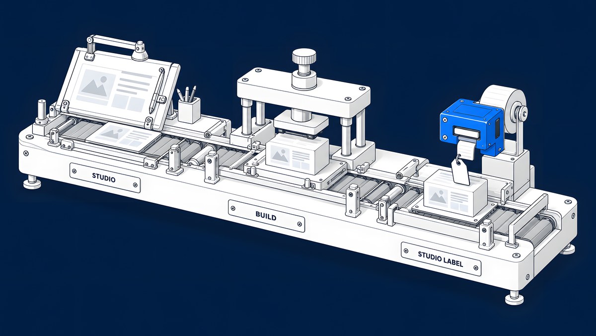Isometric illustration for: How Should a Design Studio Hand a Project to a White-Label Webflow Developer?