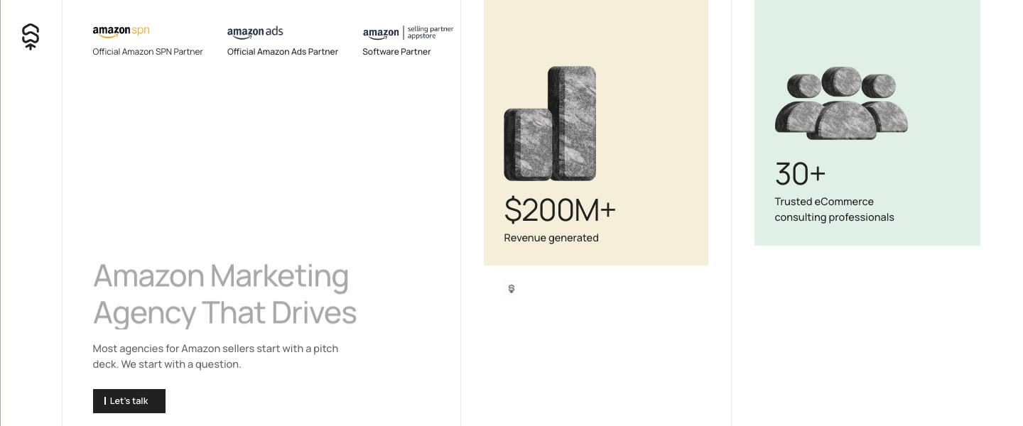 Homepage of Sellers Umbrella, a live Webflow site credited to Appsrow