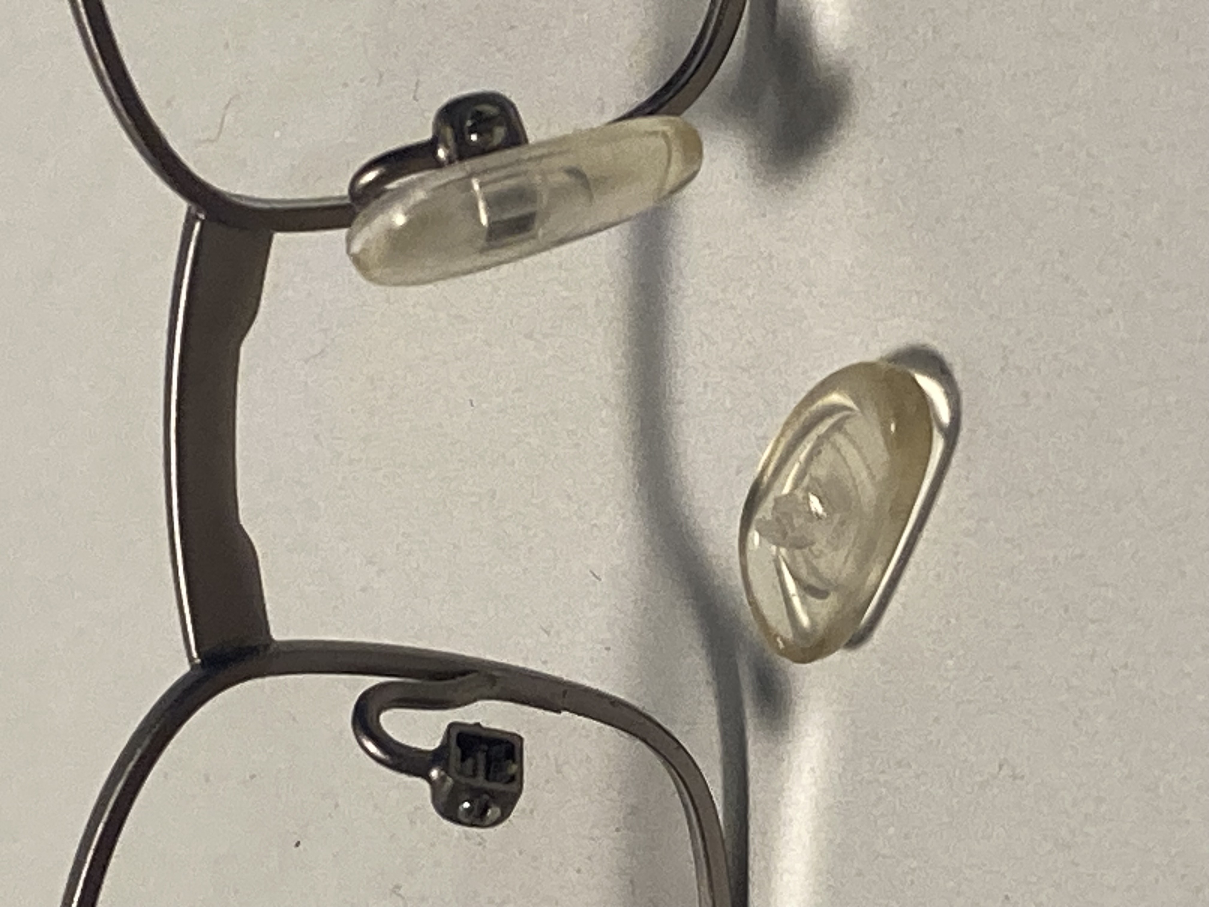 Broken nose pad on deadstock frames