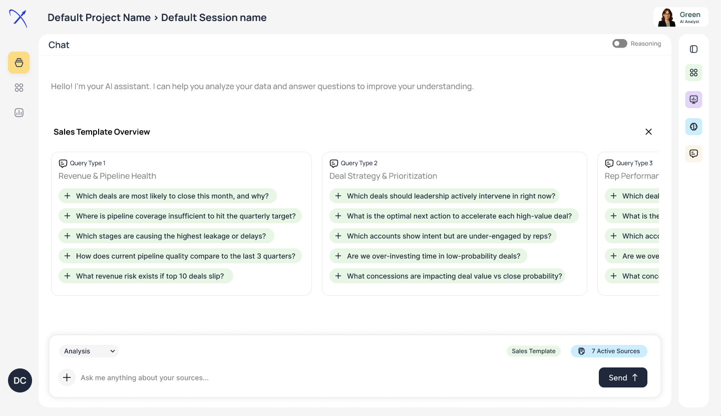 Interactive Decision Board showing trade-offs and impact scores