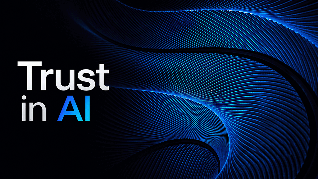 Trust in AI webinar banner, DecisionX