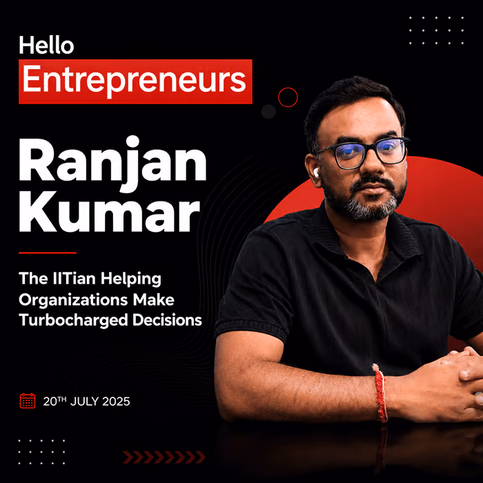 Ranjan Kumar: The IITian Helping Organizations Make Turbocharged Decisions