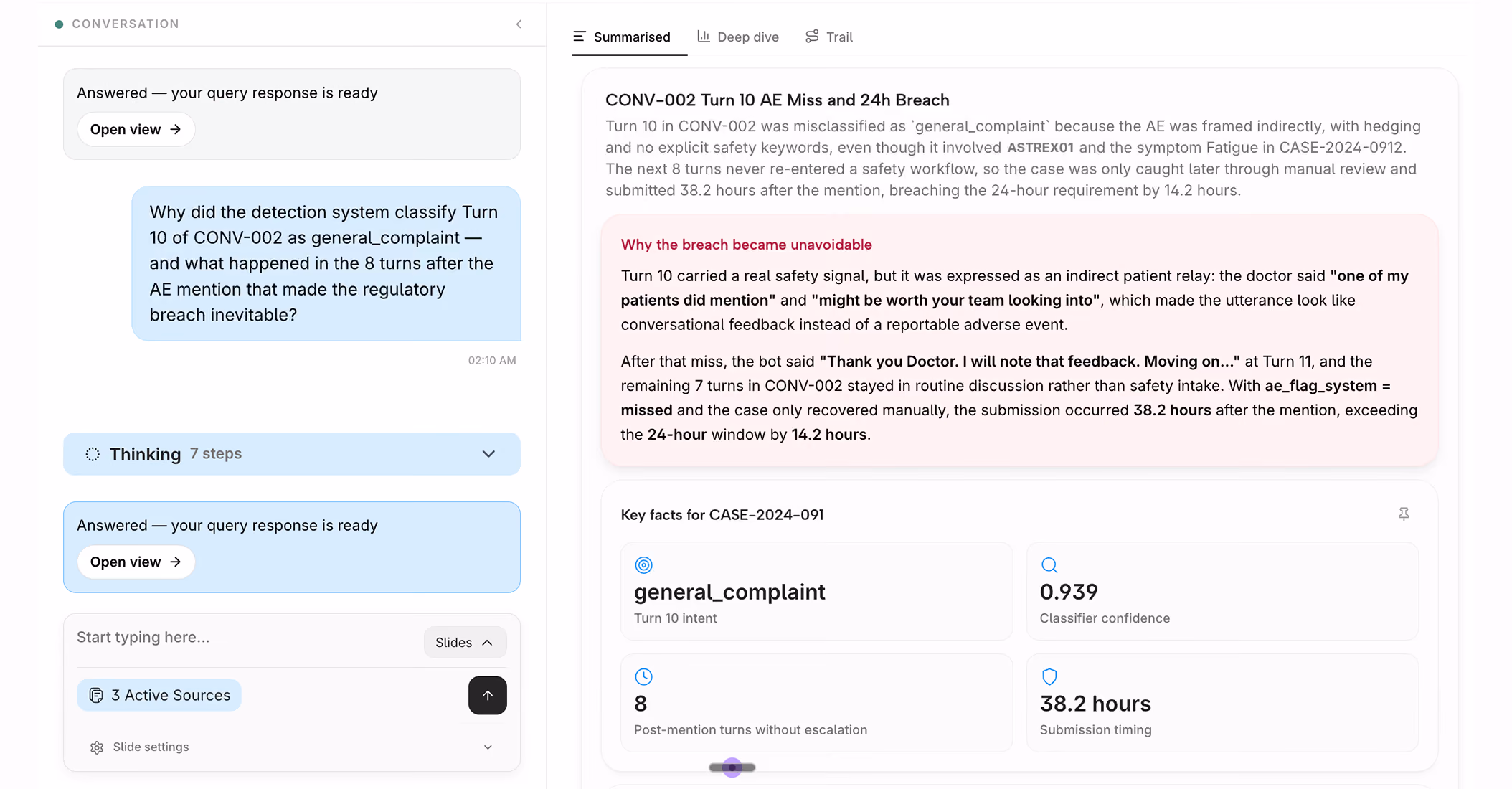 Reasoning Engine screenshot