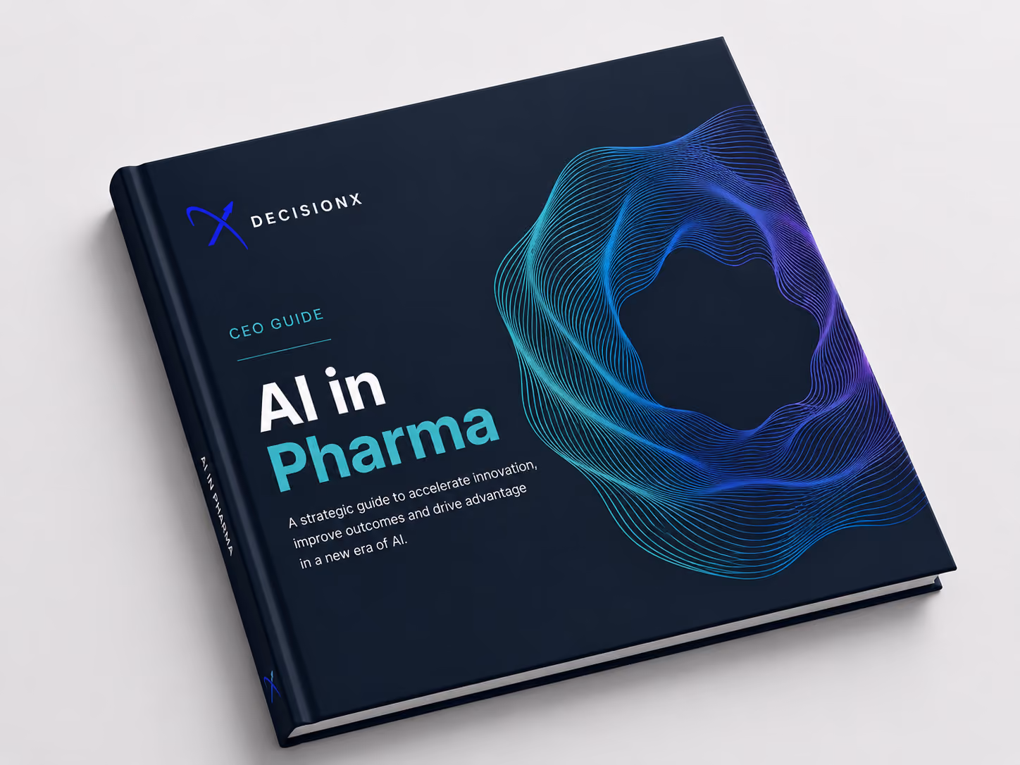 CEO Guide to AI in Pharma, book mockup
