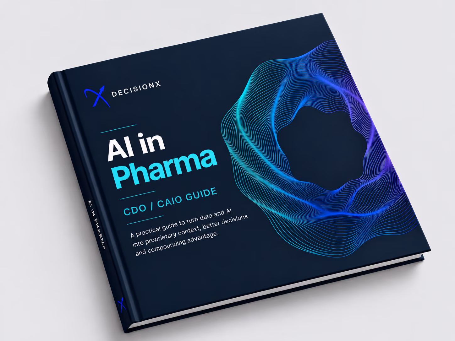 CDO/CAIO Guide to AI in Pharma, book mockup