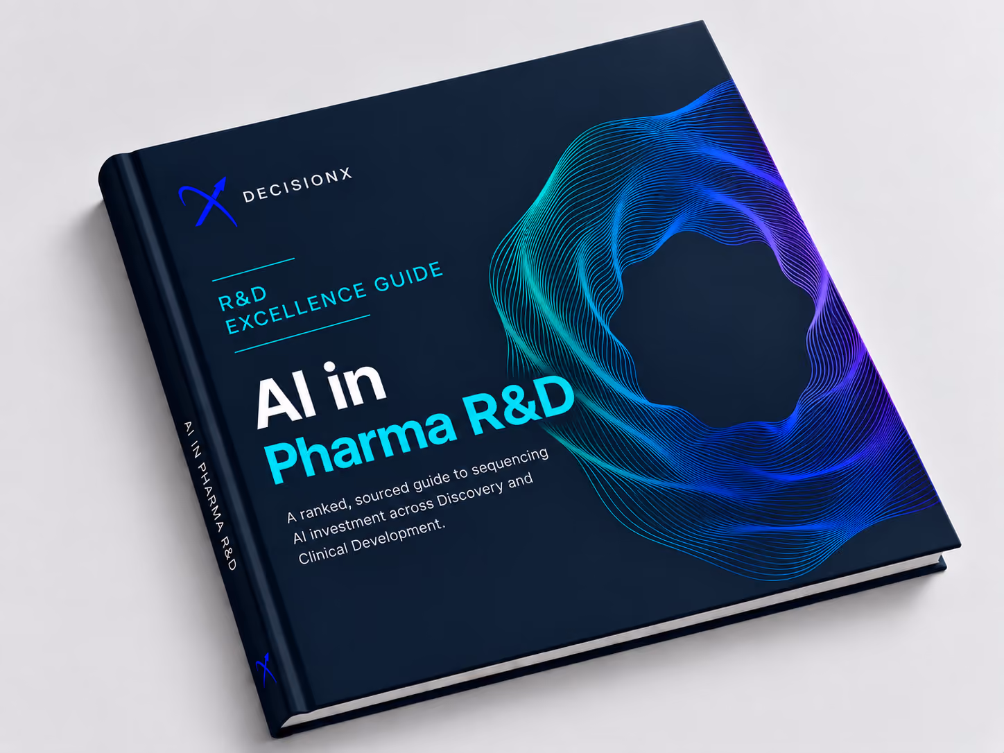 R&D Excellence Guide to AI in Pharma, book mockup