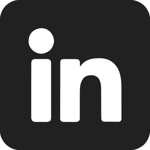linkedin grey icon