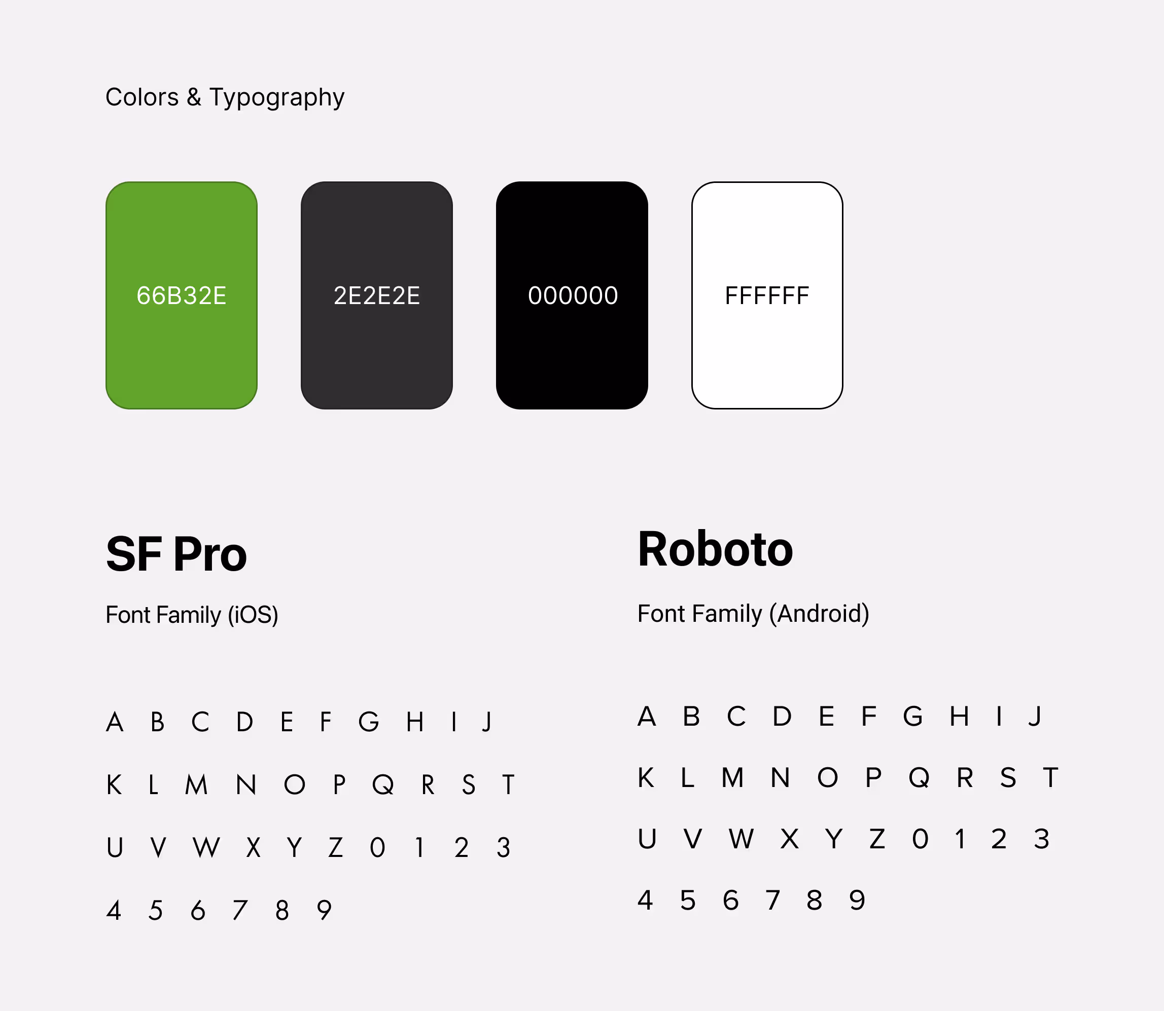 Greenworks brand design guidelines showing typefaces and color palette, displayed on Greenworks Tools project details page
