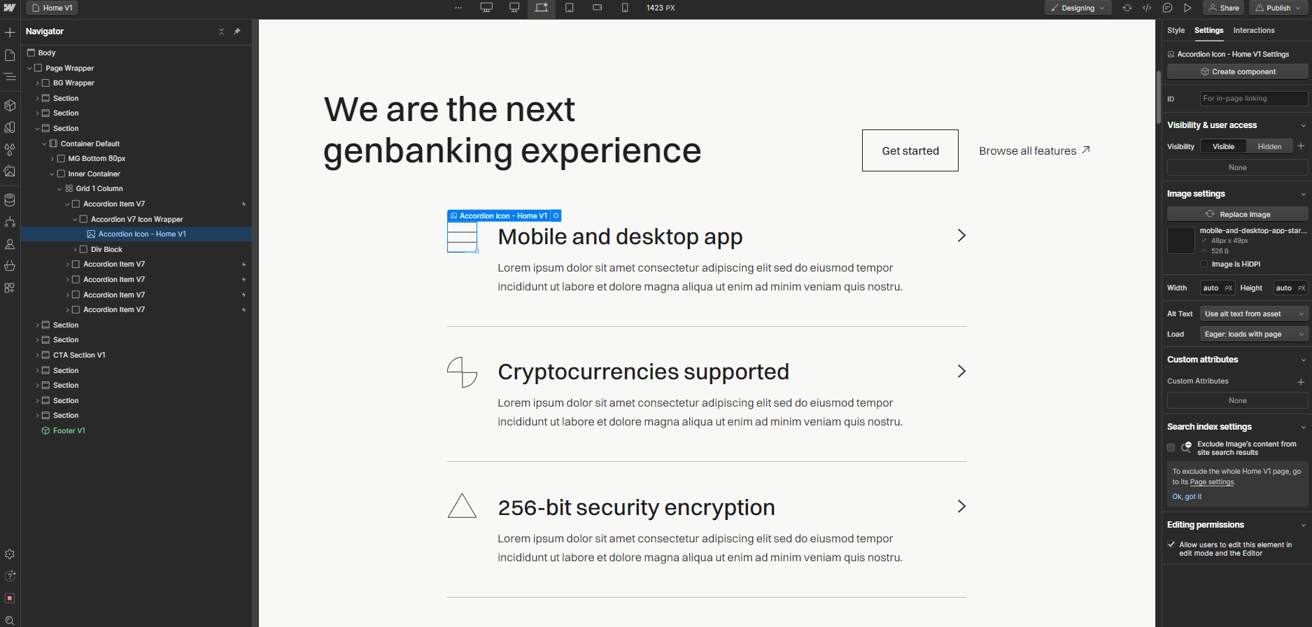 Graphics and Icons - Starter X Webflow Template