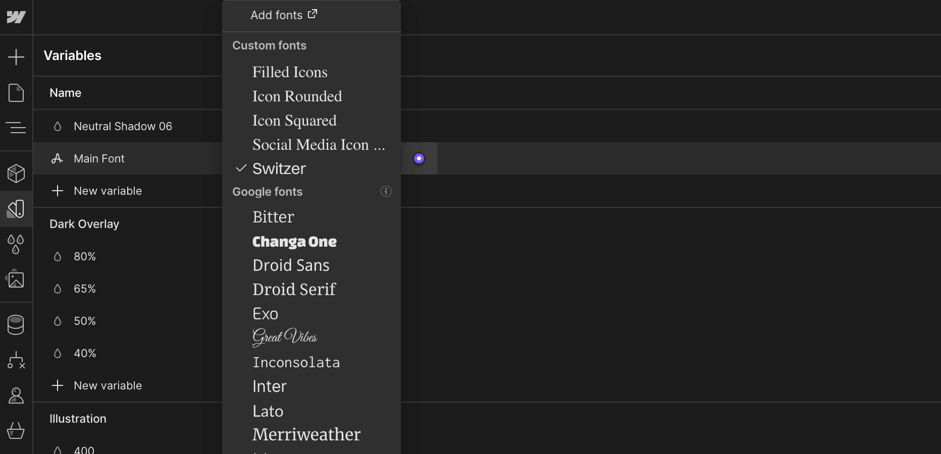 Typography - Starter X Webflow Template