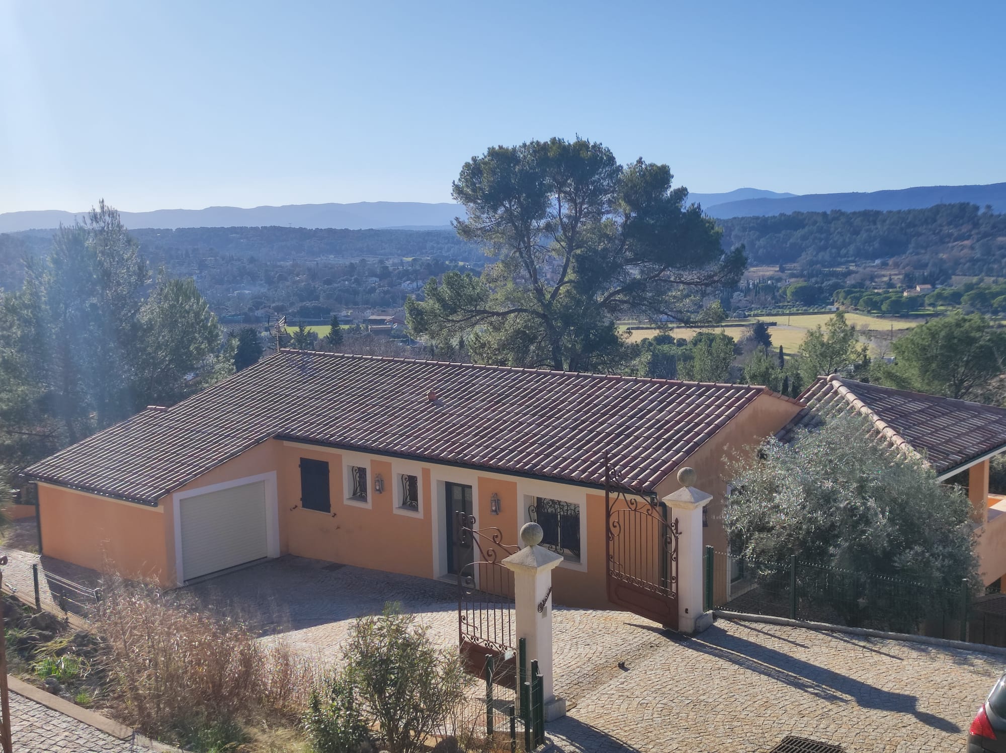 Paysage de Flayosc dans le Haut-Var