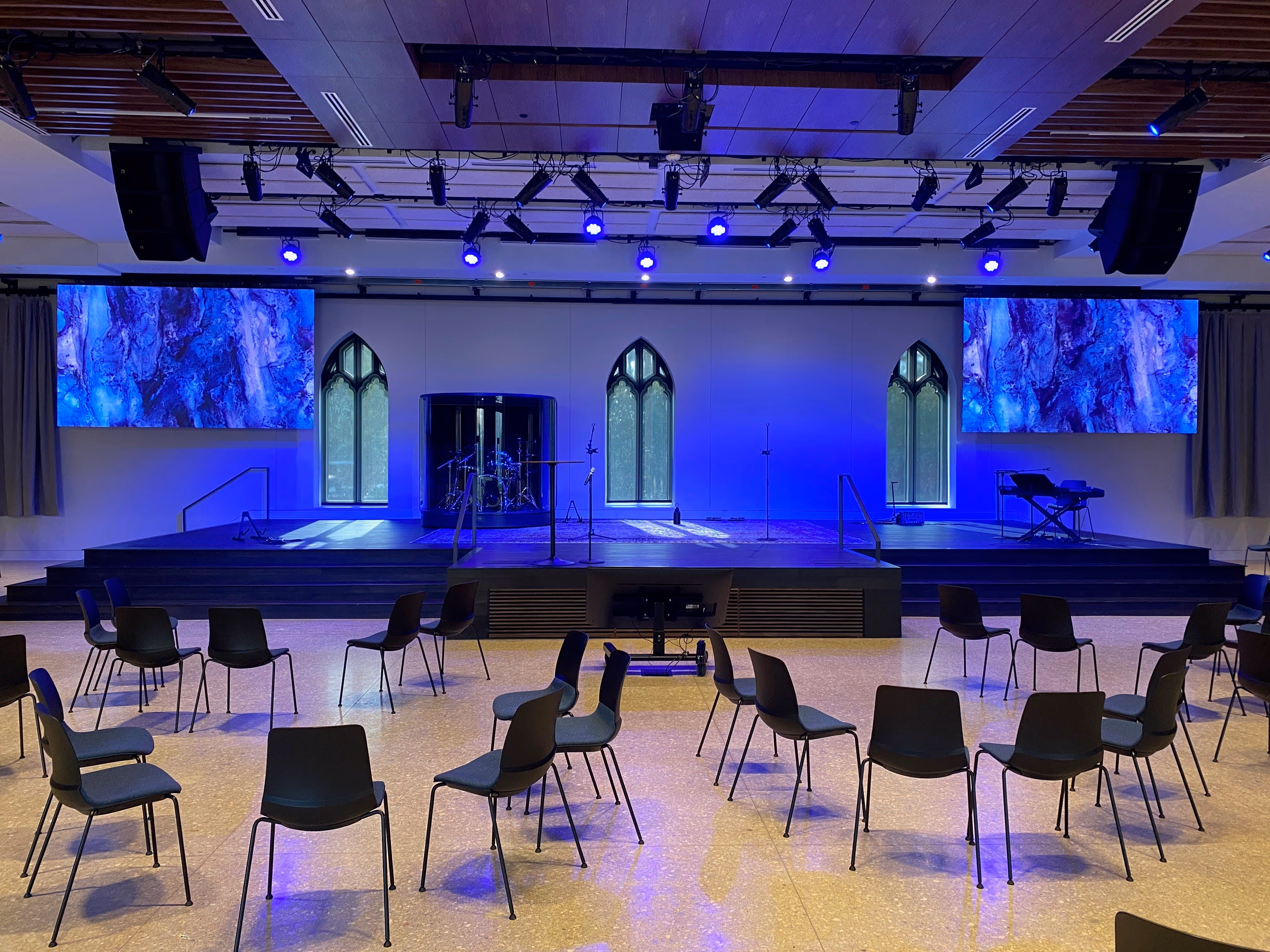 Clear ProAV Custom Drum Cage & Infrastructure