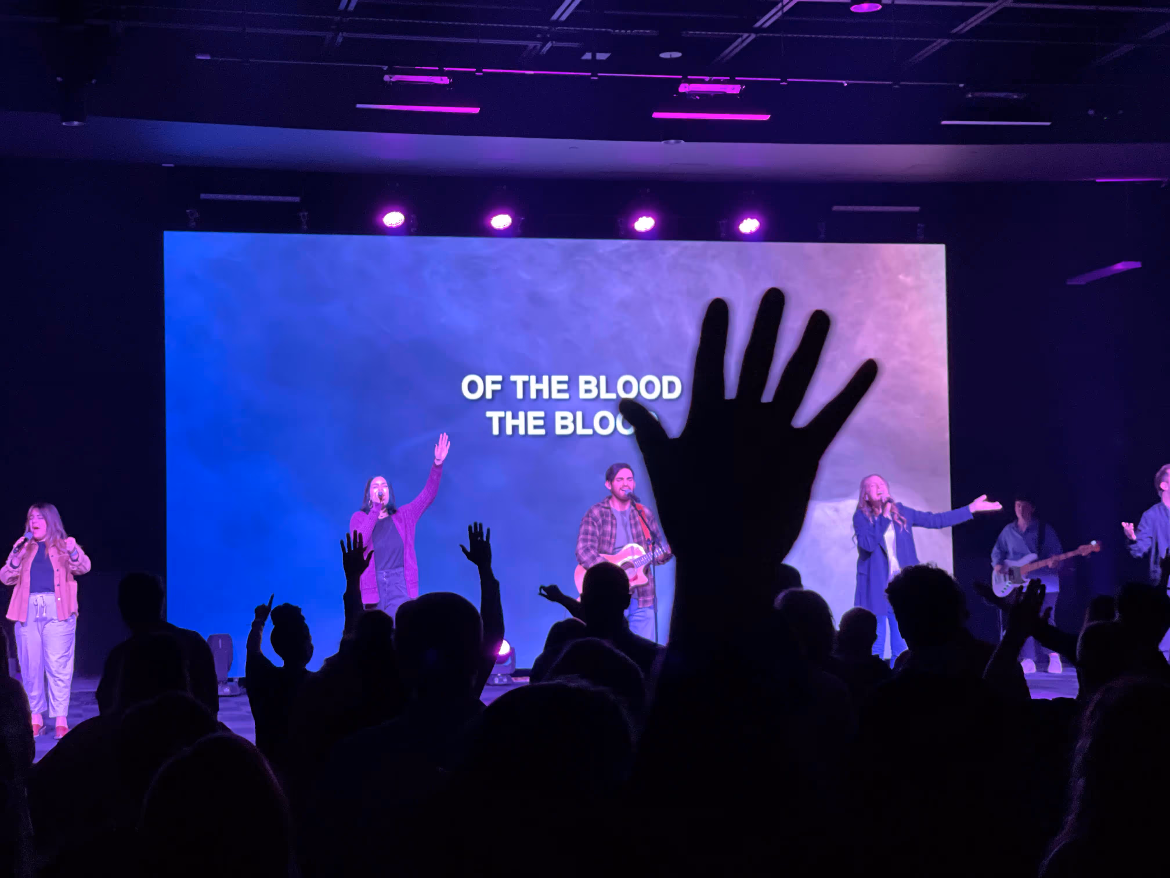 Clear ProAV Hands Raised Worship