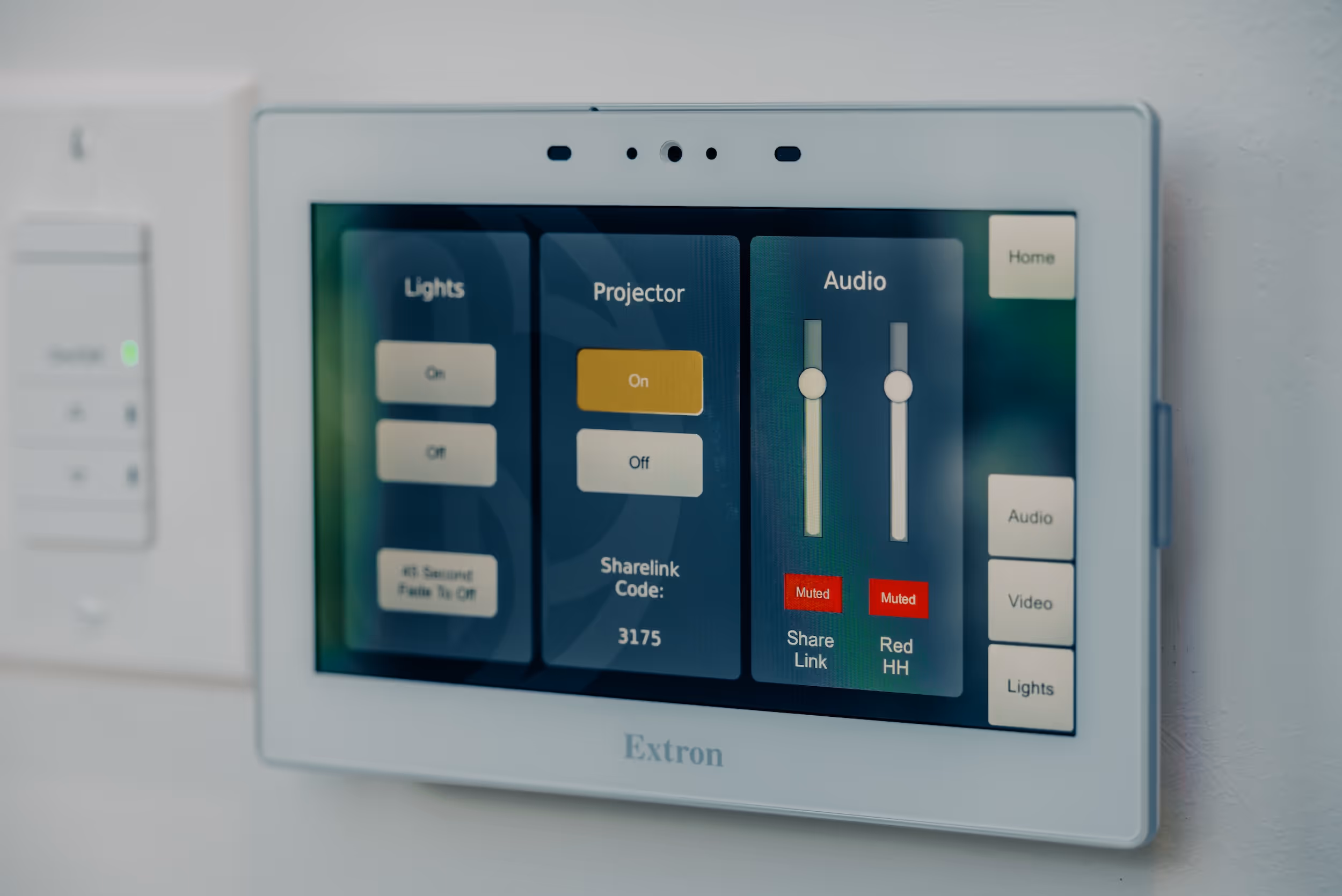 Clear ProAV Extron Control System Custom GUI