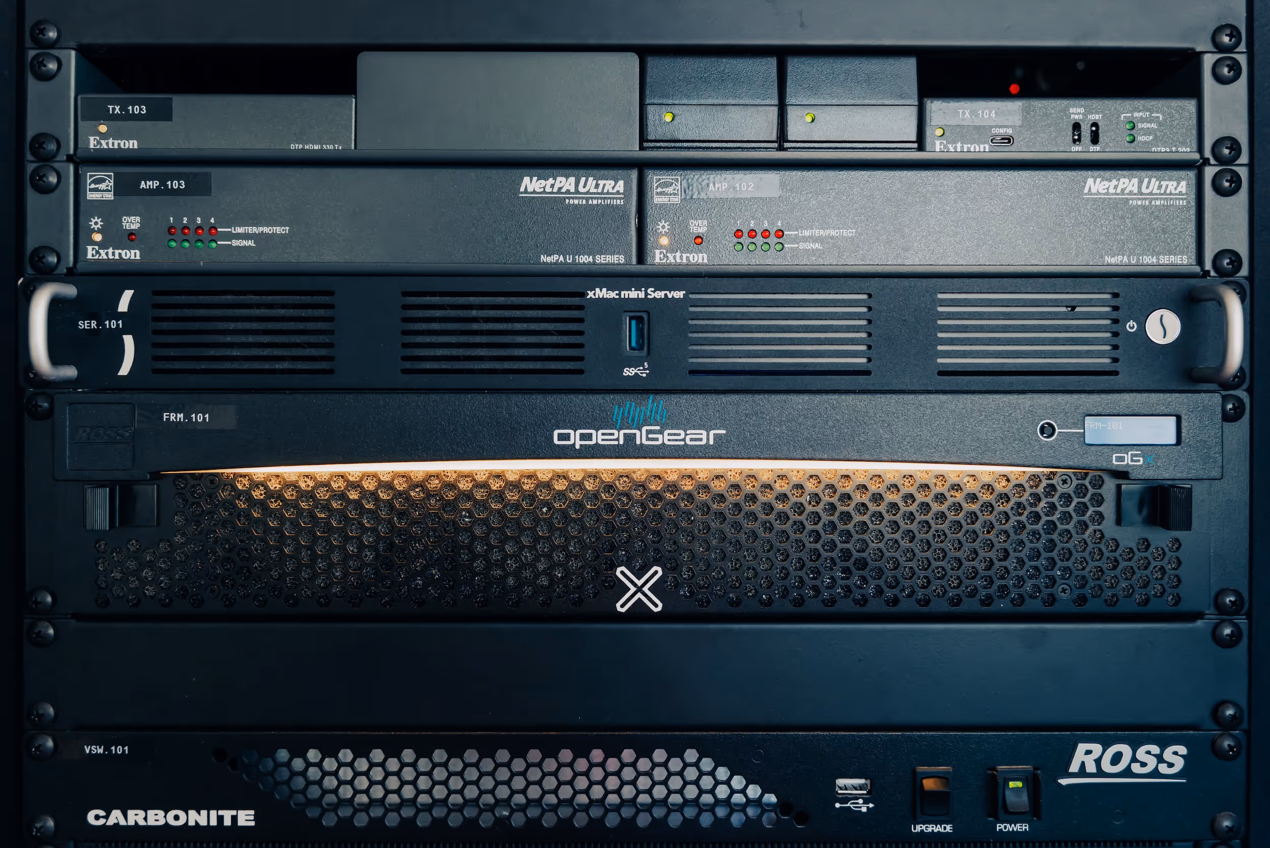 Clear ProAV Ross Video OpenGear Frame