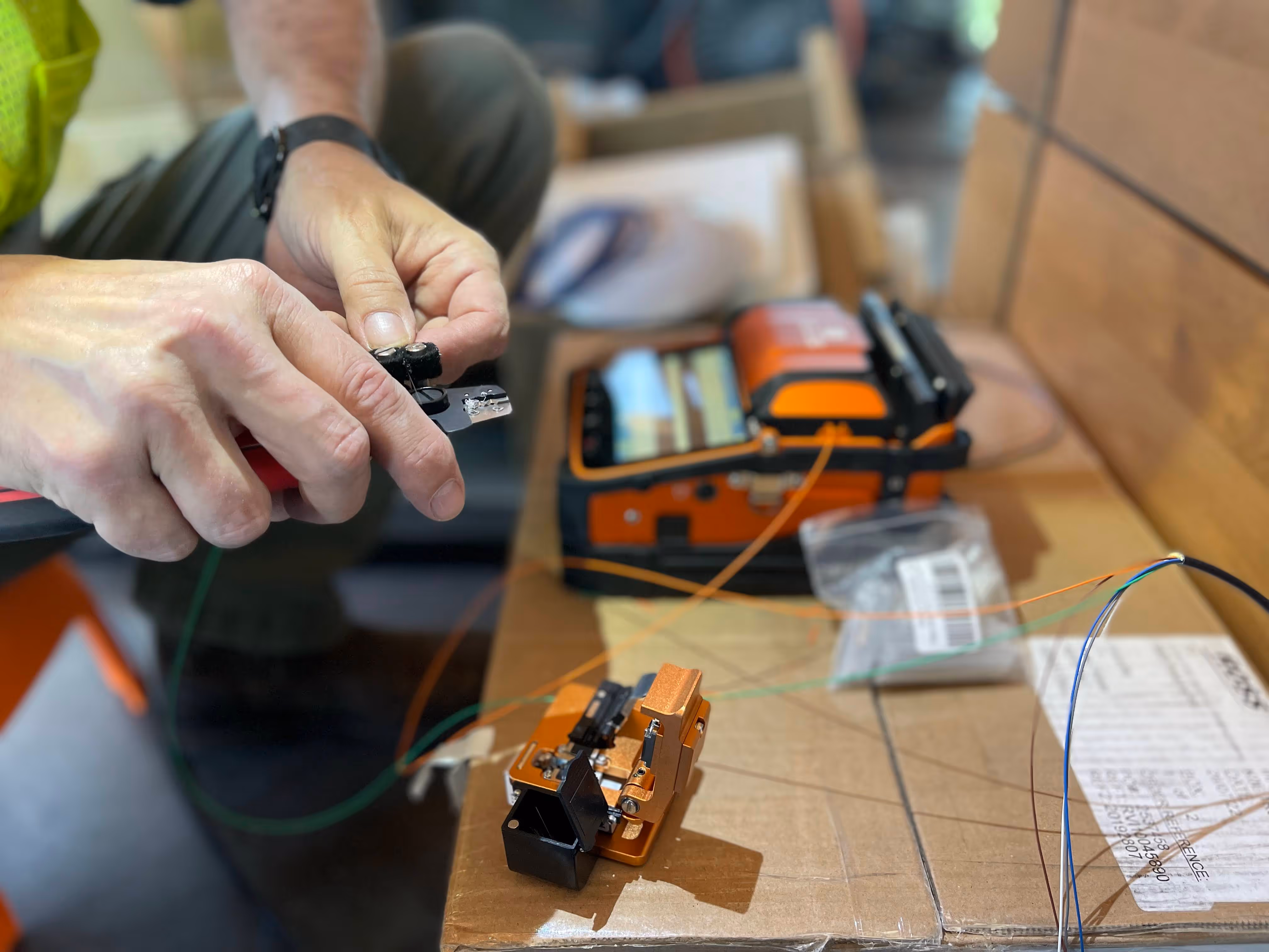 Clear ProAV - Dude Perfect Fiber Fusion Splicing