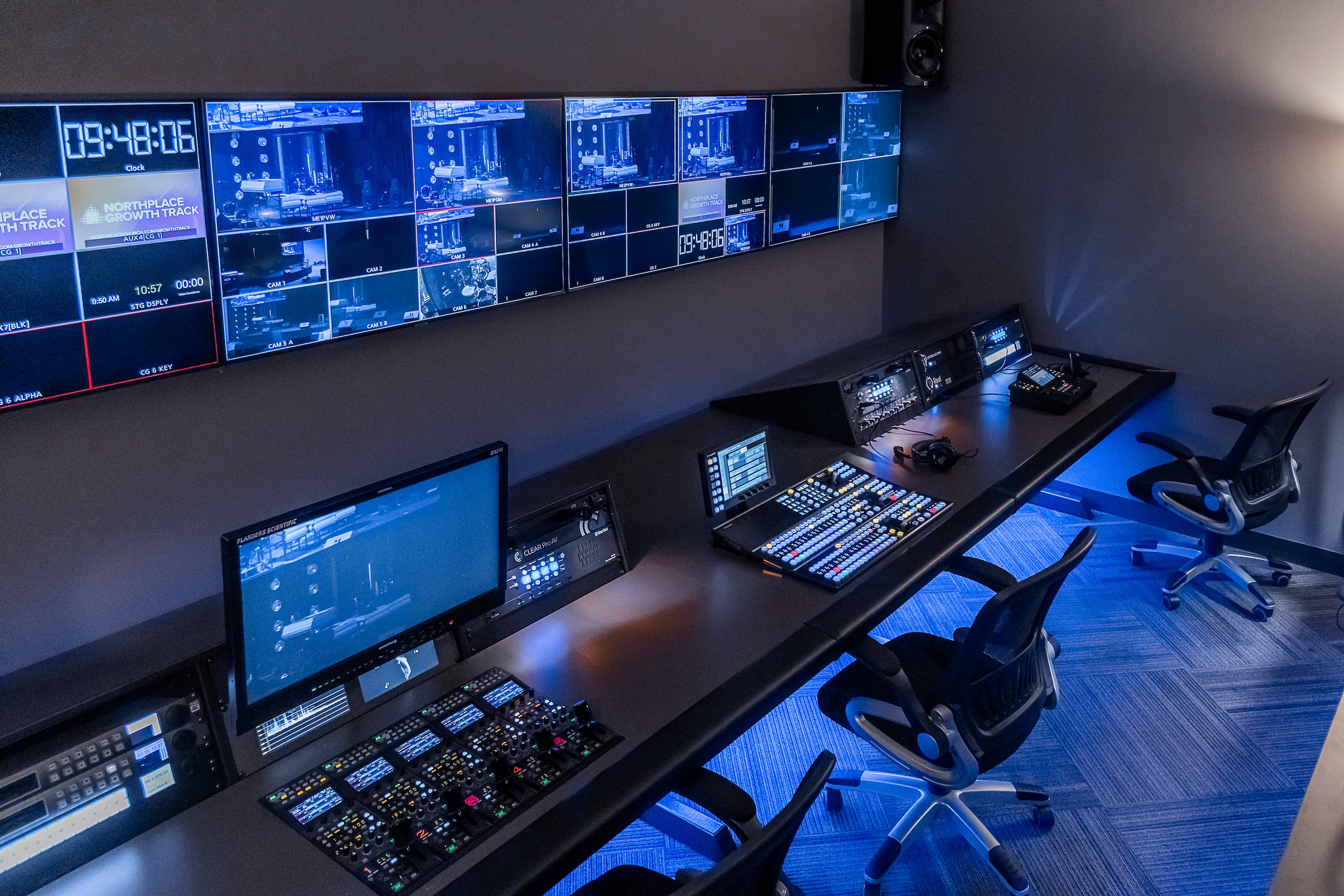 Clear ProAV - Northplace Video Control Room