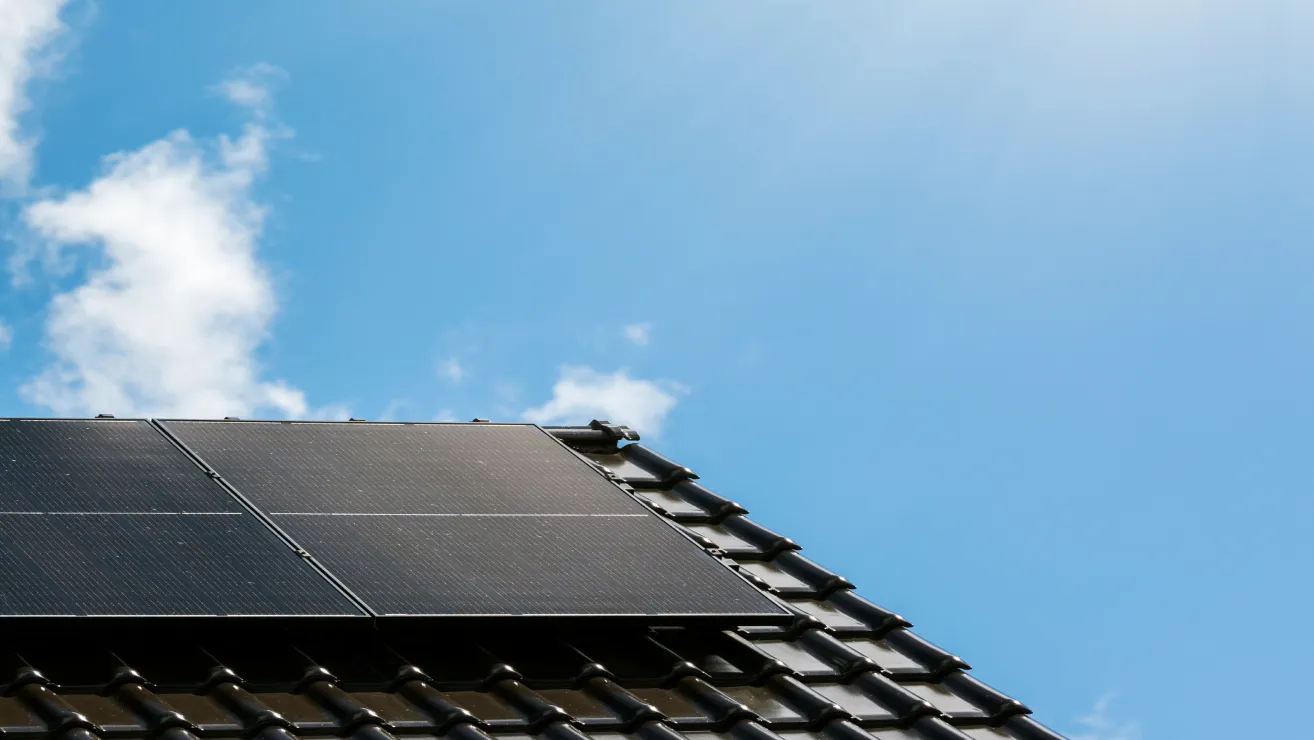 Solaranlage auf dem Dach