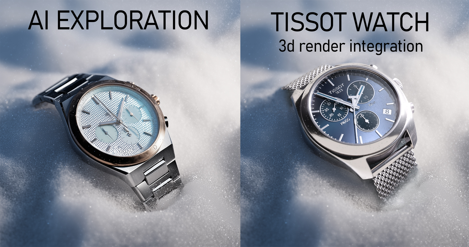 Wrist watch rendering archive