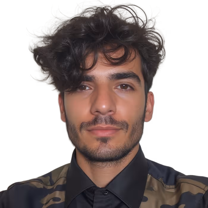 A portrait of a team member.